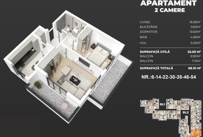 2 camere decomandat 68mpu - Acte gata - Metrou Berceni - 8
