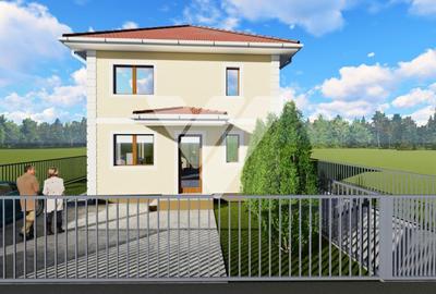 Casa noua individuala 4 camere si teren 320 mp zona Primarie Selimbar - 1