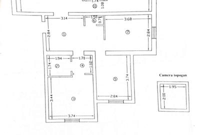 Apartament 4 camere dec, 91,36 mp,  Tudor Vladimirescu ,Boxă în proprietate! - 1