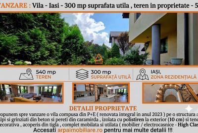 Casa / Vila - P+E - 300 mp - 540 mp teren - Bucium - 1