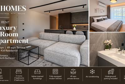 For Rent | Luxury 3-Room Apartment | 122 sqm total area | Yacht Kid - 1