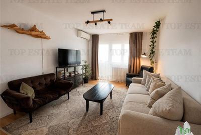 Apartament cu 3 camere circular, mobilat în Militari