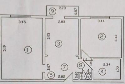Apartament 2 camere decomandat | Zona Basarabia - 9