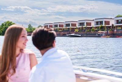 Ansamblu finalizat de vile la Snagov- deschidere spre lac, ponton privat, - 13