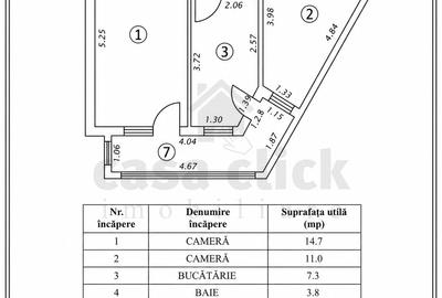 Etaj 2 | Compartimentare decomandată | Micro 13B - 10