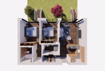 3 camere luminos cu gradina Ultracentral - 14