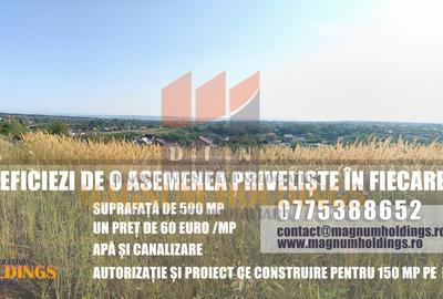 Teren Construcții intravilan de 500 mp, în Moșoaia