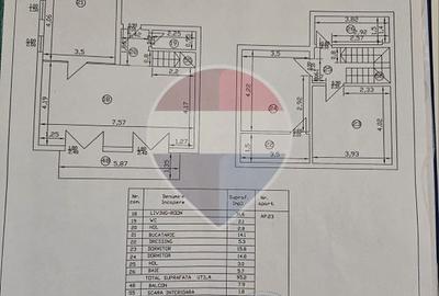 Vanzare apartament 3 camere TIP DUPLEX | 95 MP UTILI+BALCON Dobroesti - 31