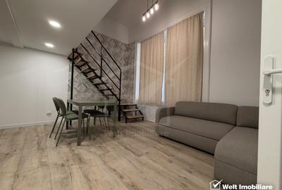 Apartament cu 2 camere semidecomandat, mobilat în Central