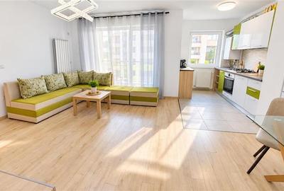 Apartament cu 2 camere decomandat, mobilat în Tractorul