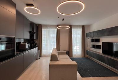 Apartament cu 2 camere semidecomandat, mobilat în Pipera