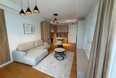 Apartament cu 2 camere semidecomandat, mobilat în Pipera