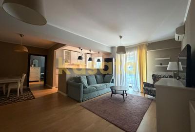 Apartament cu 3 camere semidecomandat, mobilat în Barbu Văcărescu