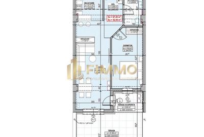 Apartamente 2 cam | 53mp | Terasa 22mp  | Traian Vuia | ID:1584 - 2
