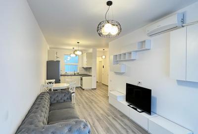 Apartament cu 2 camere semidecomandat, mobilat în Pipera