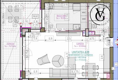 Studio spatios | Complex rezidential | Blue Bike EDEN - 2