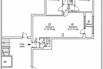 Zona Coresi, complex Isaran, apartament cu 3 camere de 82mp, 176000 E - 22