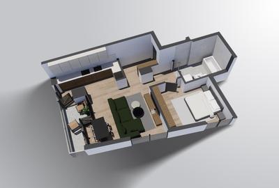 Alenia Botanic Park - Apartament 2 camere, etaj 4 - 2