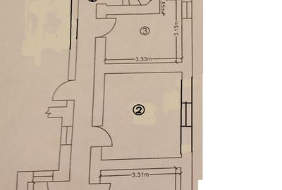 Apartament cu 3 camere decomandat în P-ța Dorobanți