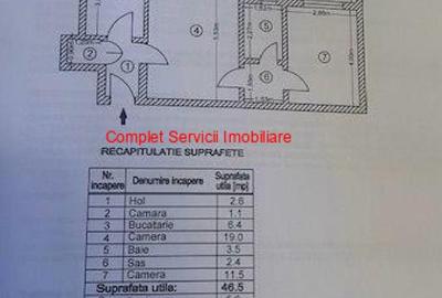 Apartament cu 2 camere în Drumul Taberei