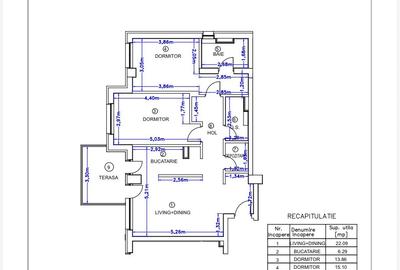 Chiriaș deja în apartament – Încasezi chiria din prima zi! | 3 camere Pipera - R - 11