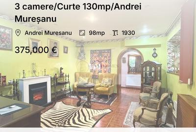 Apartament cu 3 camere decomandat, mobilat în Andrei Mureșanu