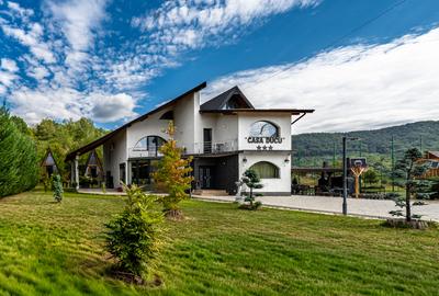 Com0%|Vilă turistică cu 8 camere + căsuțe A-frame, teren 5575 mp Călimănești, VL - 1