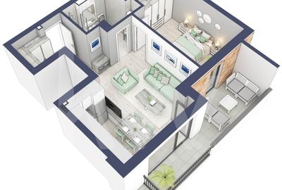 Apartament 2 camere, PARTER - 4
