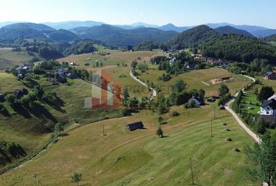 Teren intravilan 3.908 mp în Ciocanu – vedere panoramică spre Munții Bucegi - 4