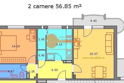 Apartament cu 2 camere in zona Petre Ispirecu-Sebastian - 4
