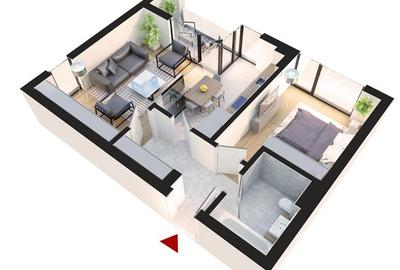 Apartament 2 Camere Incalzire in Pardoseala Ansamblu Nou Rahova - 11