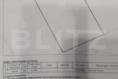 Teren Construcții intravilan de 2000 mp, în Șcheia