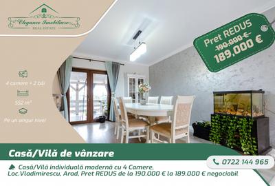 Casă individuală cu 4 camere în Vladimirescu