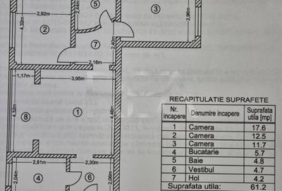 3 camere, Colentina, inst. schimb., 66 mp, renovat, anvelopat - 15