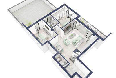 Apartament 3 camere, etaj 1, intabulare vara 2026 - 3