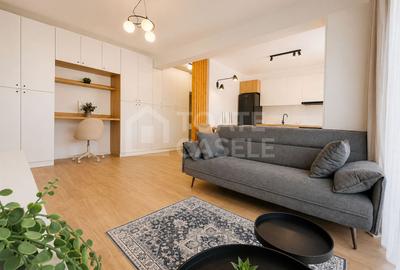 Apartament cu 2 camere semidecomandat, mobilat în Florești