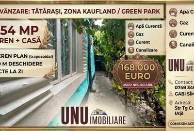 Teren Construcții intravilan de 554 mp, în Tătărași