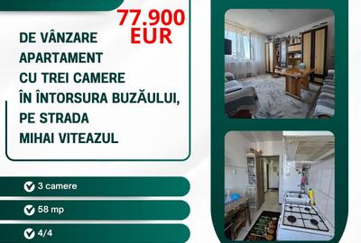 Apartament cu 3 camere în Central