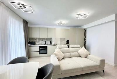 Apartament cu 2 camere semidecomandat, mobilat în Pipera