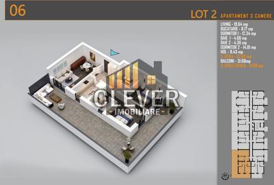Apartament cu 3 camere decomandat în Theodor Pallady