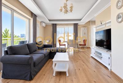 Apartament cu 3 camere semidecomandat, mobilat în Barbu Văcărescu