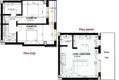 Apartament 3 camere D 2 bai Terasa Capat Pacurari - 4