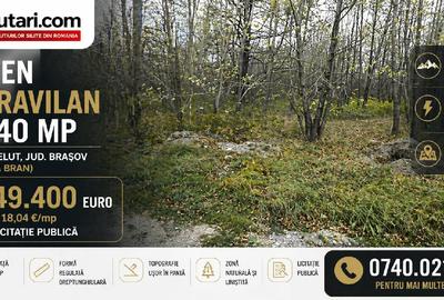 Teren de 2740 mp, în Bran
