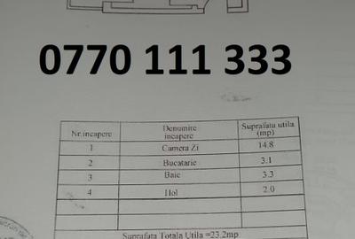 Garsonieră semidecomandată în Barieră