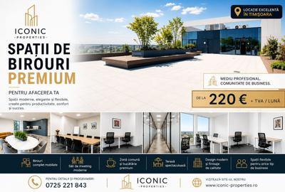 De inchiriat  birou 2 persoane clasa A, cladirea VOX , 0% COMISION - 2