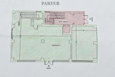 Spațiu comercial , D+P, 256 mp.,trafic intens, parcare proprie - 8