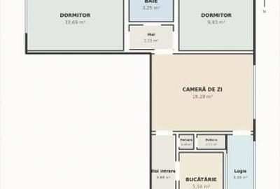 Apartament 3 camere Titan - Nicolae Grigorescu - Bulevardul Basarabia - 12