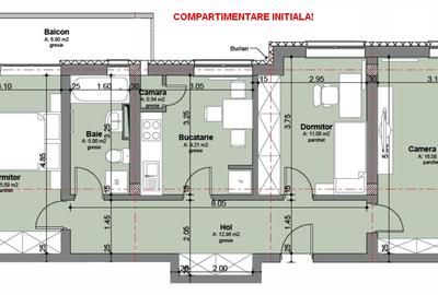 Apartament 3 camere, 71mp + boxa + parcare strada Florilor 207A, Floresti - 9