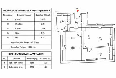 Apartament 2 camere | Bloc 2017 | Centrala proprie | Crangasi – Str. Porumbacu - 9