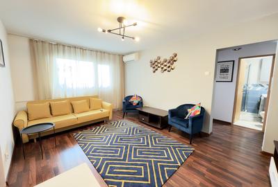 Apartament cu 2 camere semidecomandat, mobilat în Lacul Tei